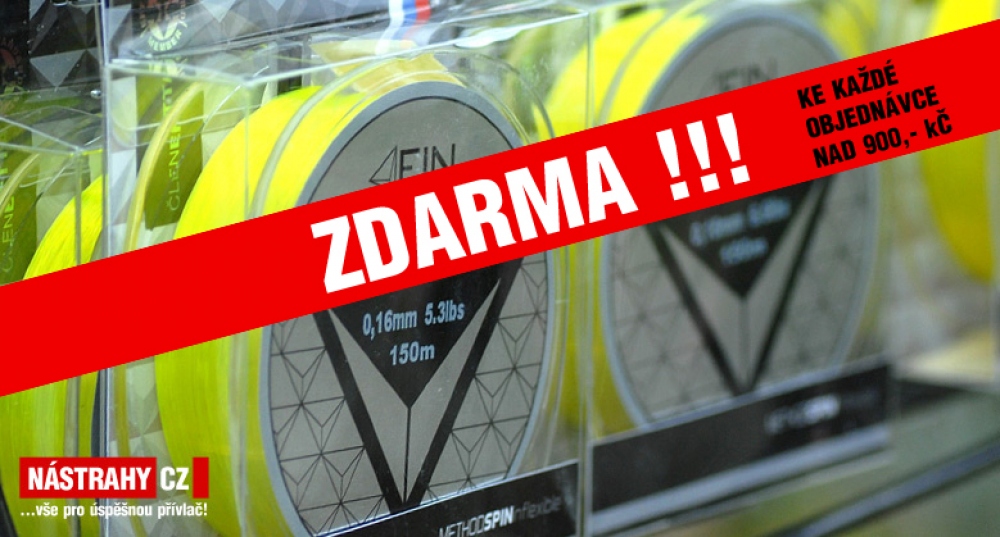 ZADARMO Vlasec Method SPINNING/fluo 150 m - obj. nad 35,- EUR ZADARMO Vlasec Method SPINNING/fluo 150 m - obj. nad 35,- EUR