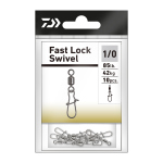 Karabínka s obratlíkom Fast Lock Swivel DAIWA