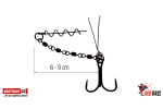 Prívlačový systém Iron Stinger System 1 Hook REDBASS