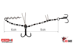 Prívlačový systém Iron Stinger System 2 Hooks REDBASS