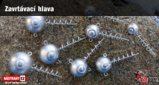 Zavŕtavacia hlava do gumenných nástrah REDBASS