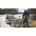 Karbonový podberák Nomad Mid-length Boat Net - Wild Run Edition FISHPOND