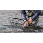 Karbonový podberák Nomad Mid-length Boat Net - Wild Run Edition FISHPOND
