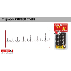 Trojháčik VANFOOK DT-58S