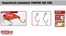 Bezprotihrotý jednoháčik na woblery VANFOOK SOC-33BL