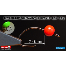 Wolfrám BL jig H15S #10 - 8 mm