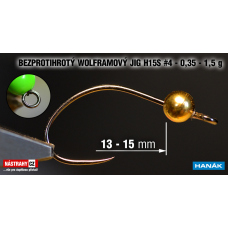 Wolfrám BL jig H15S #4 - 15 mm