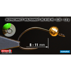 Wolfrám BL jig H15S #8 - 11 mm