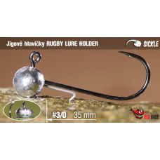 Jigová hlavička REDBASS Sickle RUGBY - LURE HOLDER #3/0 - 35 mm Jigová hlavička REDBASS Sickle RUGBY - LURE HOLDER #3/0 - 35 mm