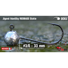 Jigová hlavička REDBASS Sickle #3/0 - 33 mm Jigová hlavička REDBASS Sickle #3/0 - 33 mm