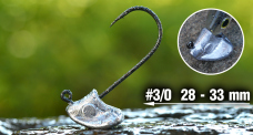 Neváznoucí hlavička REDBASS StandUp Pro Sickle #3/0 - 33 mm