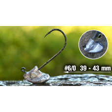 Neváznoucí jigová hlavička REDBASS StandUp Pro Sickle #6/0 - 43 mm Neváznoucí jigová hlavička REDBASS StandUp Pro Sickle #6/0 - 43 mm