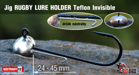 Jigová hlavička Teflon Invisible RUGBY - LURE HOLDER Jigová hlavička Teflon Invisible RUGBY - LURE HOLDER