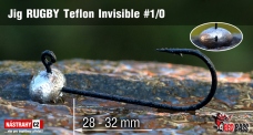 Jig Teflon Invisible RUGBY #1/0 - 32 mm