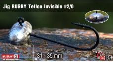 Jig Teflon Invisible RUGBY #2/0 - 35 mm