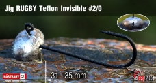 Jig Teflon Invisible RUGBY #2/0 - 35 mm