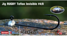 Jig Teflon Invisible RUGBY #4/0 - 42 mm