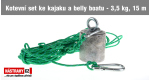 Kotevný set ku kajaku a belly boatu 3,5 kg, 15 m lano