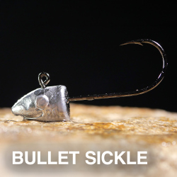 Jigové hlavičky REDBASS Bullet Sickle