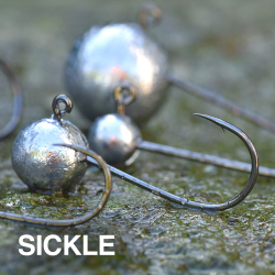 Jigové hlavičky REDBASS Sickle