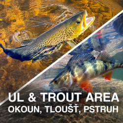 Zvýhodnené sady nástrah na pstruhy, ostrieže, UL a TROUT AREA