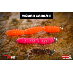MICRO TROUT GRUB S 3 x 16 mm REDBASS
