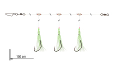 Nadväzec na tresky a pollaky Grandwave Daiwa 150 cm - Chobotničky