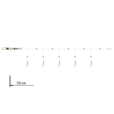 Náväzec na slede micro Grandwave Daiwa 135 cm