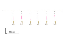 Náväzec Redfish Circle-Hook Grandwave Daiwa 600 cm