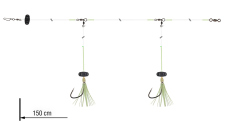 Nadväzec Wolffish s rolničkou Grandwave Daiwa 150 cm