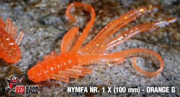 Nymfa REDBASS Nr. 1 X - 100 mm - balenie 5 ks
