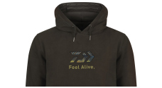 Mikina s kapucňou DAIWA D-VEC Zander - logo