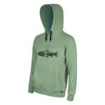 Mikina s kapucňou DAIWA D-VEC Trout - zelená