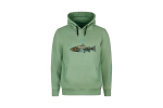 Mikina s kapucňou DAIWA D-VEC Trout - zelená