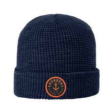 Zimná čiapka GRUNDÉNS Anchor Waffle Beanie - Navy