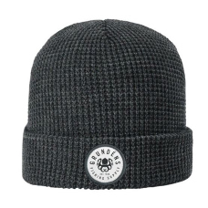 Zimná čiapka GRUNDÉNS Kracken Waffle Beanie - Heather Charcoal
