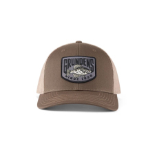Šiltovka GRUNDÉNS Crappie Patch Trucker - Driftwood/Khaki