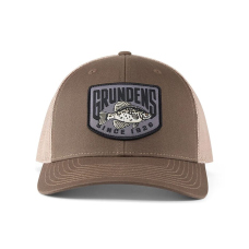 Šiltovka GRUNDÉNS Crappie Patch Trucker - Driftwood/Khaki Šiltovka GRUNDÉNS Crappie Patch Trucker - Driftwood/Khaki