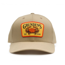Šiltovka GRUNDÉNS Eat Crab Trucker - Khaki / White Šiltovka GRUNDÉNS Eat Crab Trucker - Khaki / White