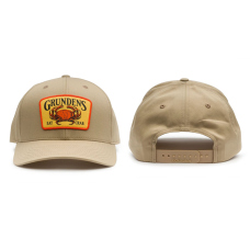 Šiltovka GRUNDÉNS Eat Crab Trucker - Khaki / White