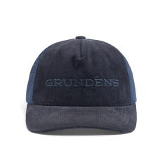 Šiltovka GRUNDÉNS Cord Wordmark Trucker - Navy Šiltovka GRUNDÉNS Cord Wordmark Trucker - Navy