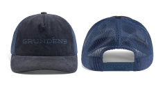 Šiltovka GRUNDÉNS Cord Wordmark Trucker - Navy