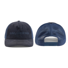 Šiltovka GRUNDÉNS Cord Wordmark Trucker - Navy