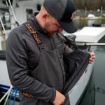 Nohavcie Gore-Tex® GRUNDÉNS Downrigger Bib - Anchor