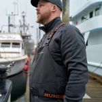 Nohavcie Gore-Tex® GRUNDÉNS Downrigger Bib - Anchor