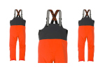 Nohavcie GRUNDÉNS Full Share Bib - Orange/Grey