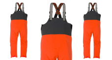 Nohavcie GRUNDÉNS Full Share Bib - Orange/Grey