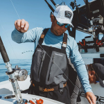 Nohavcie Gore-Tex® GRUNDÉNS Pro Fishing Bib - Obsidian