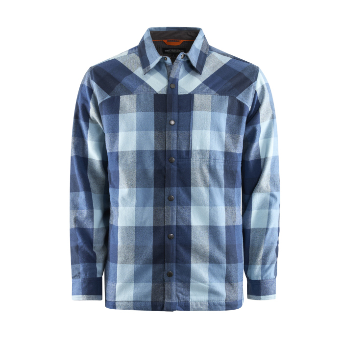 Zateplená košeľa GRUNDÉNS Bankside – Ocean Plaid Zateplená košeľa GRUNDÉNS Bankside – Ocean Plaid