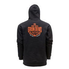 Mikina GRUNDÉNS Displacement DWR Logo Anchor - Black 